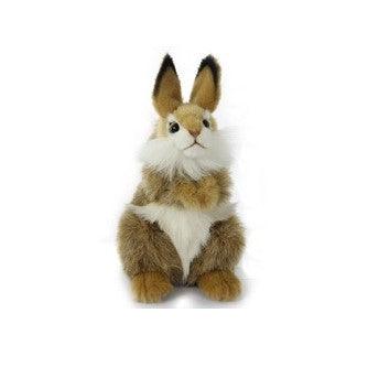Hansa 7449 9.6 in. Bunny Plush Toys, Brown - Brand My Case