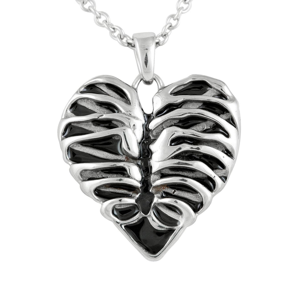 Heart Rib Cage Necklace - Brand My Case
