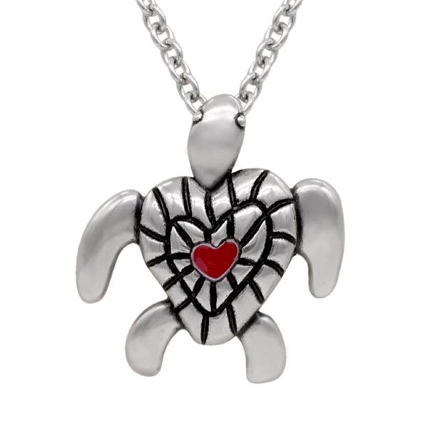 Heart Shell Turtle Necklace - Brand My Case