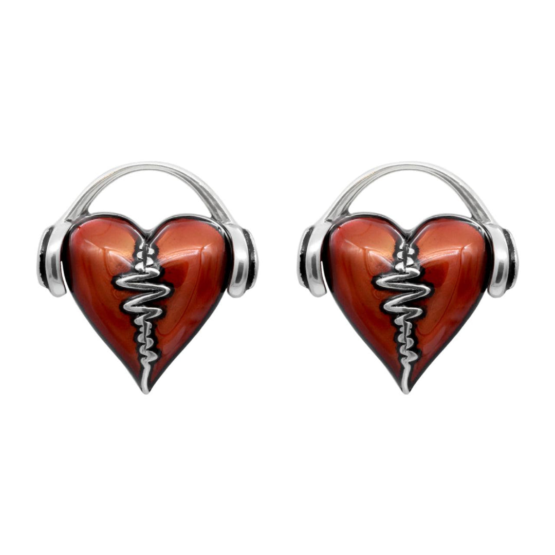 Heartbeat Earrings - Brand My Case