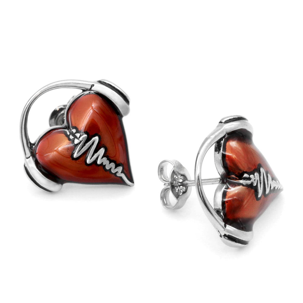 Heartbeat Earrings - Brand My Case