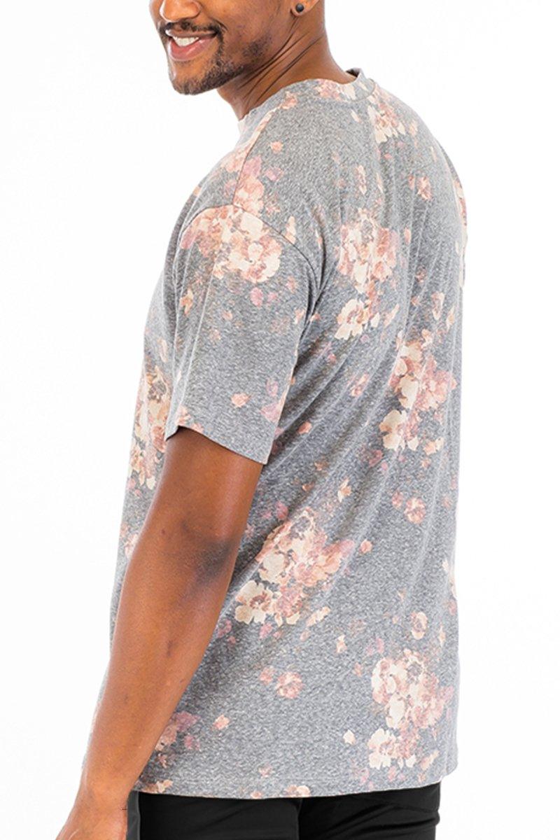 HEATHERED FLORAL SHIRT - Brand My Case