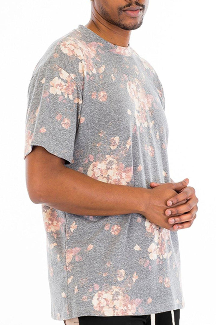 HEATHERED FLORAL SHIRT - Brand My Case