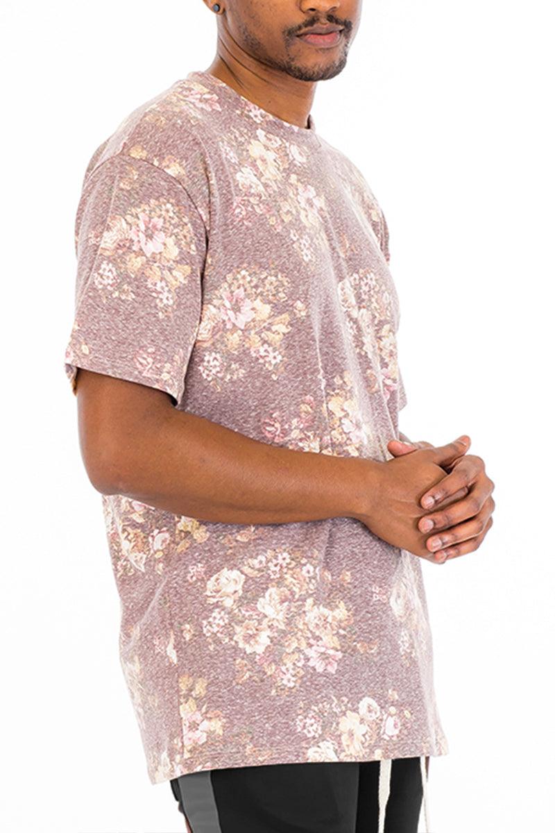 Heathered Floral Tee - Brand My Case