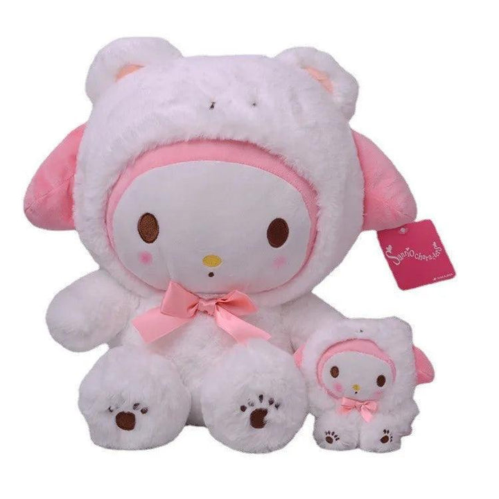 Hello Kitty Keychain Sanrio 15/22Cm Kuromi Cinnamoroll My Melody Plush Doll Toy Kawaii Anime Toys Gifts Girl For Children - Brand My Case