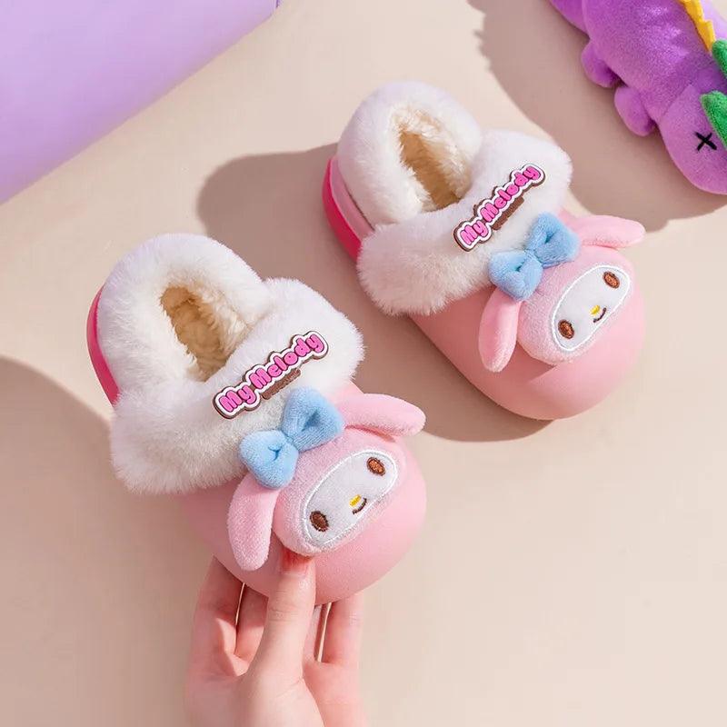 Hello Kitty Sanrio Kids Winter Cotton Slippers - Brand My Case