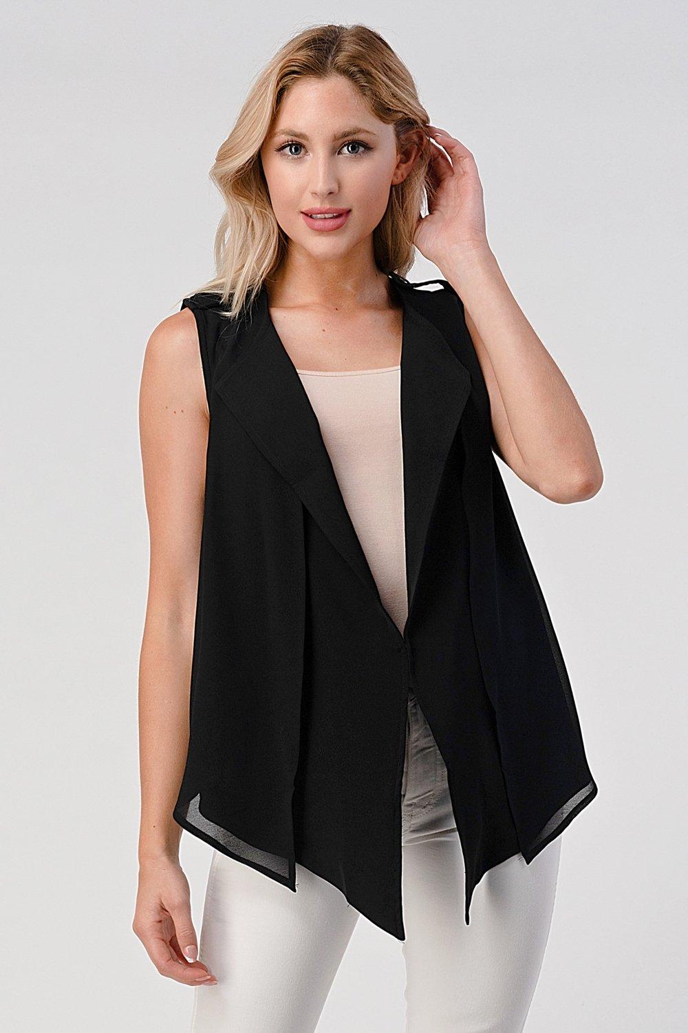 High Low Vest For Women - Brand My Case