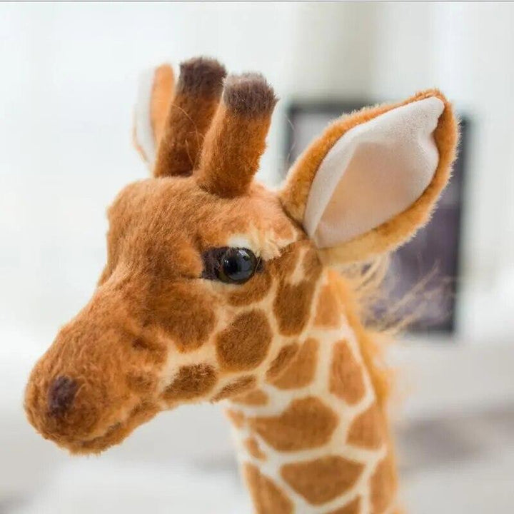 High Quality 140cm Simulation Giraffe Plush Toys Cute Stuffed Animal Soft Giraffe Doll Birthday Gift Kids Toy - Brand My Case