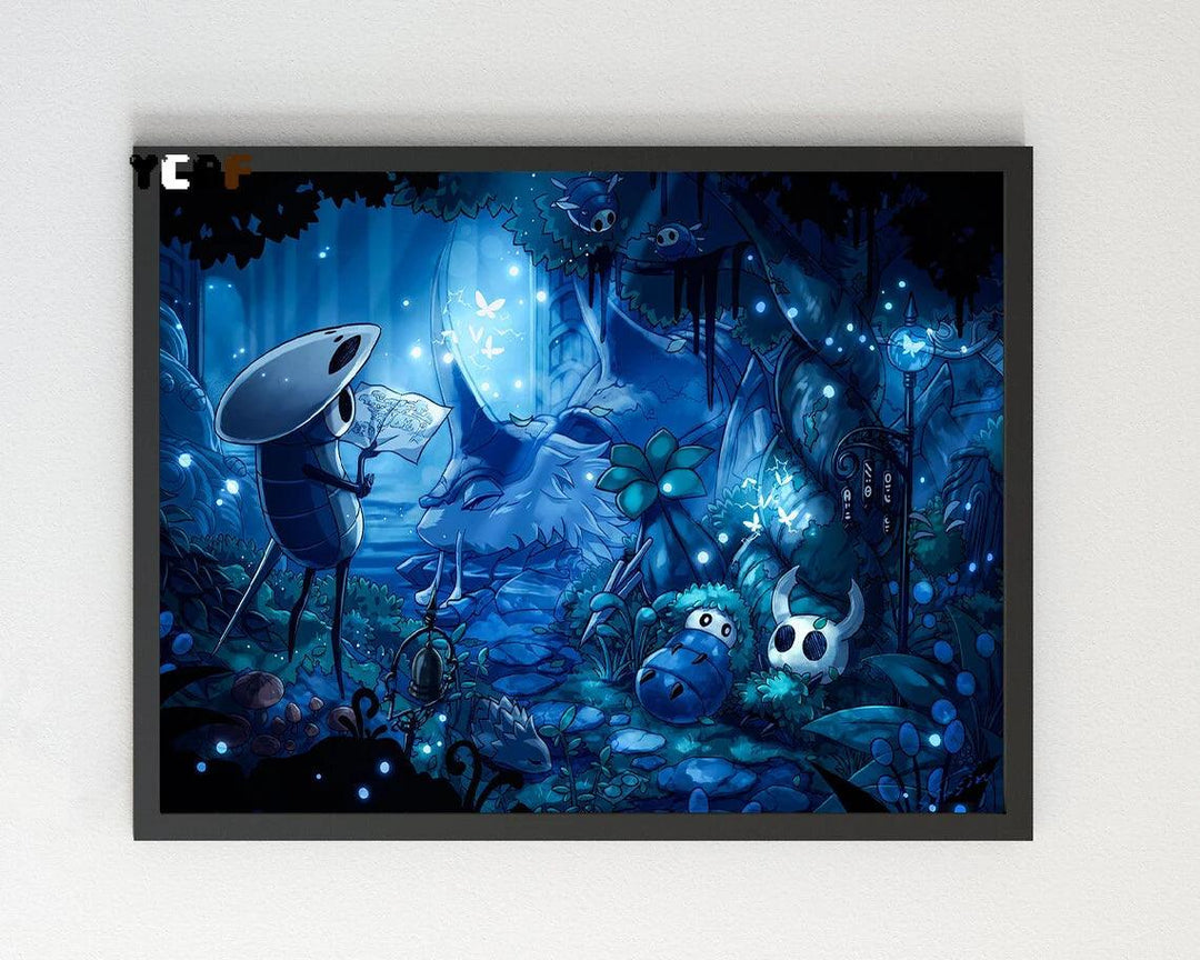 Hollow Knight Game Poster - Gaming Wall Art - Decor for Kids Game Room - Brand My Case
