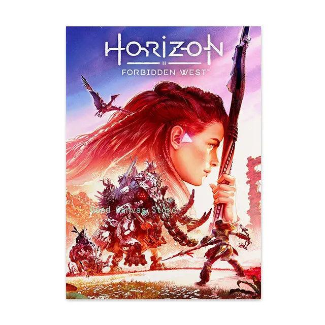 Horizon Zero Dawn 2023 Game Poster - Modern Online Game Wall Art - Decor for Game Room - Brand My Case
