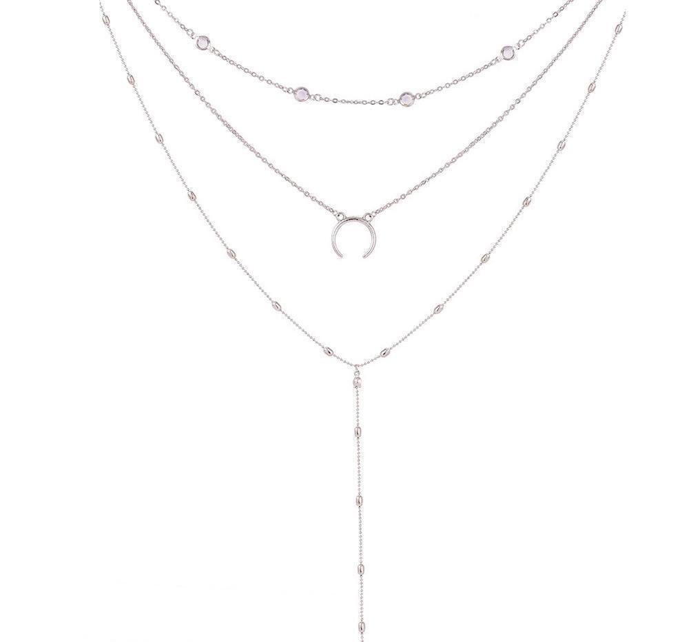 Horseshoe Moon Lariat Necklace - Brand My Case