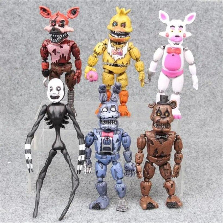 Hot Sell Five Night At Freddy Anime Fnaf Bear Free Assembly Action Figure Pvc Model Freddy Toys For Children - Brand My Case