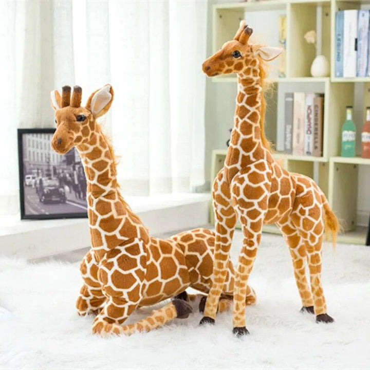Huge Real Life Giraffe Plush Toys Cute Stuffed Animal Dolls Soft Simulation Giraffe Doll Birthday Gift Kids Toy Bedroom Decor - Brand My Case