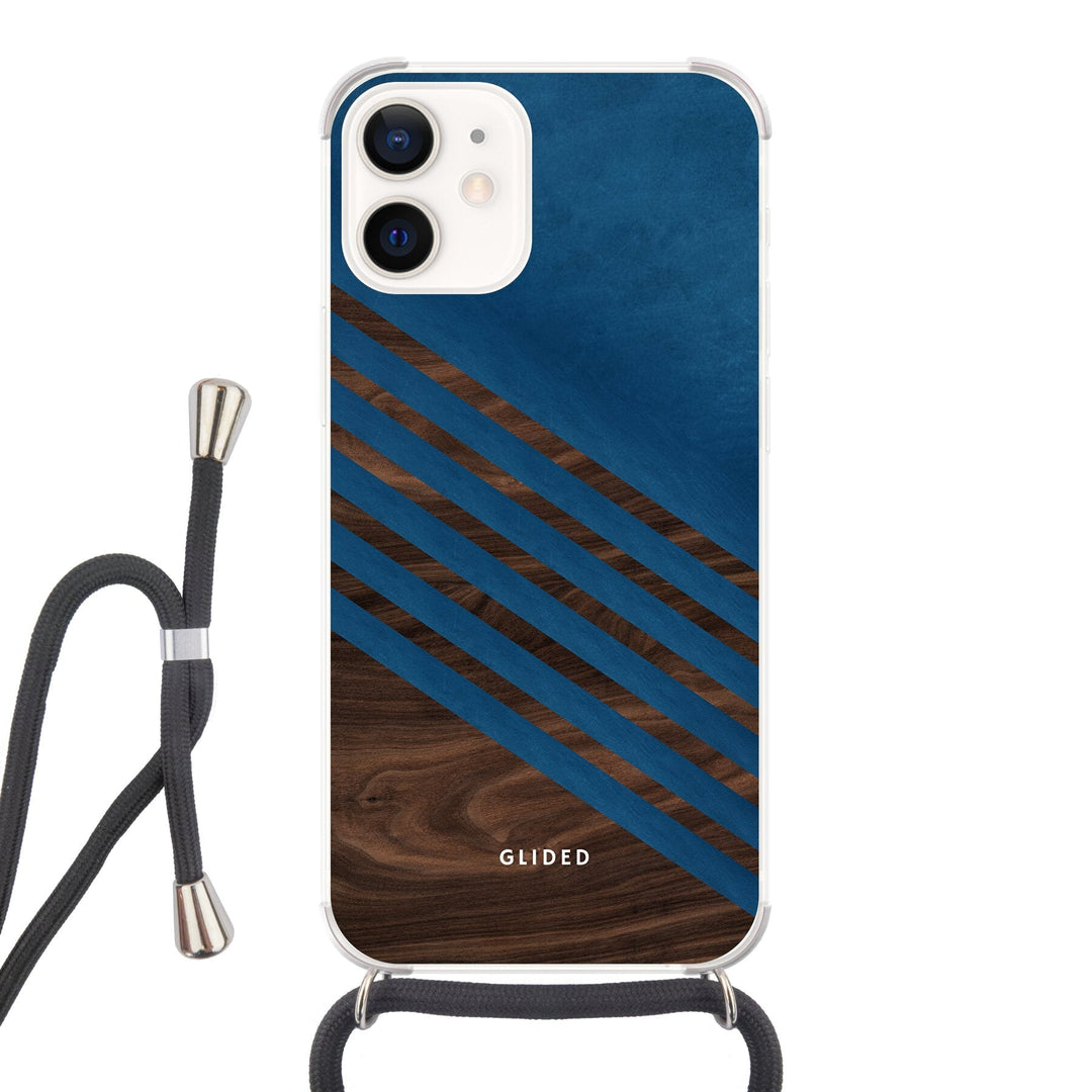 Blue Wood - iPhone 12 mini Handyhülle