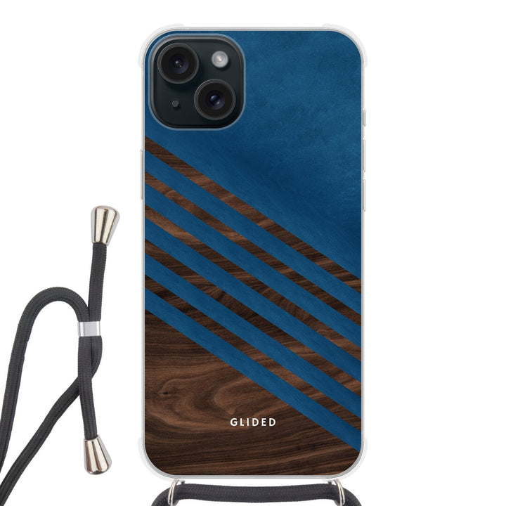 Blue Wood - iPhone 15 Plus Handyhülle