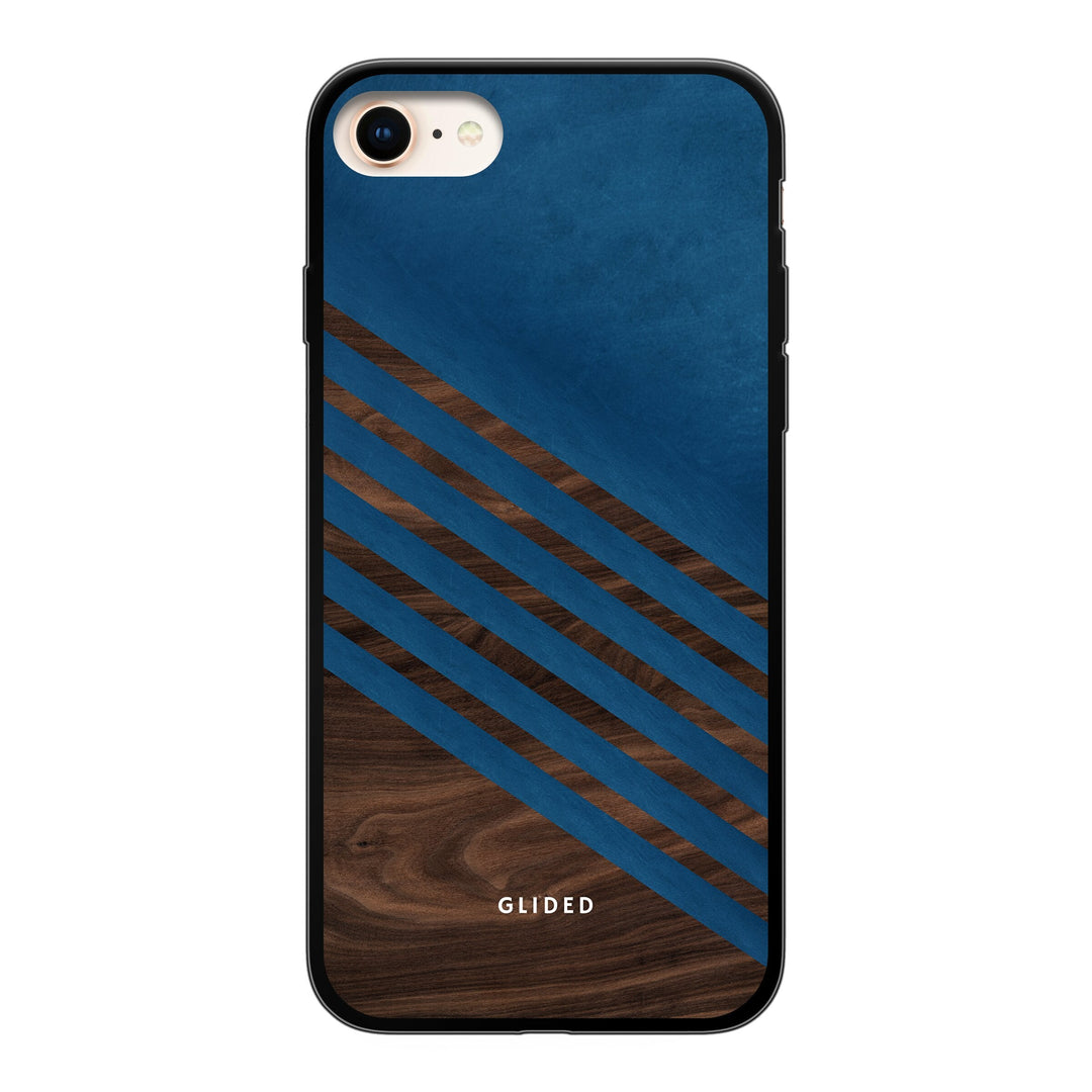 Blue Wood - iPhone 7 Handyhülle