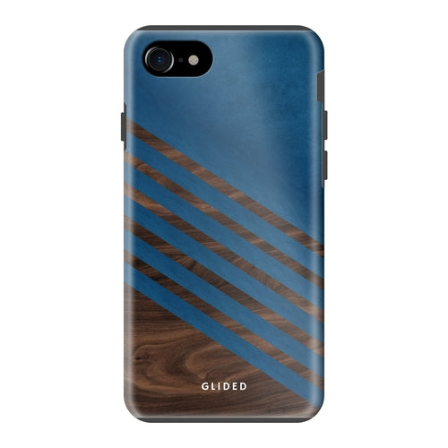 Blue Wood - iPhone 8 Handyhülle
