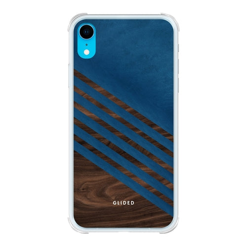 Blue Wood - iPhone XR Handyhülle
