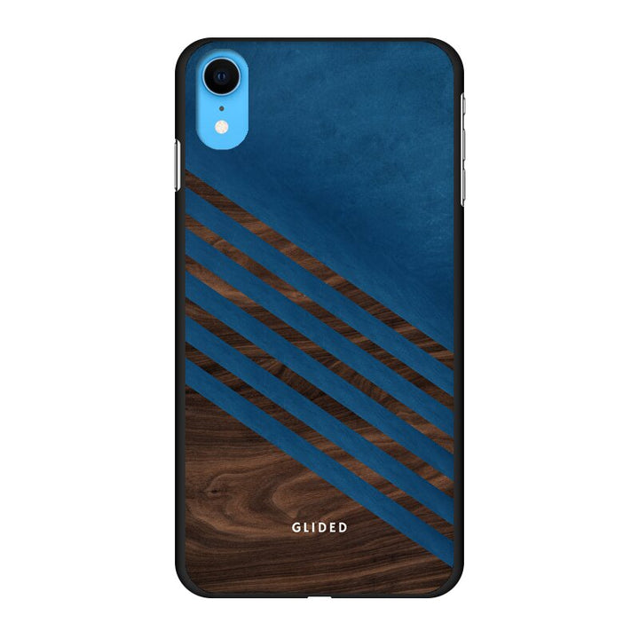 Blue Wood - iPhone XR Handyhülle