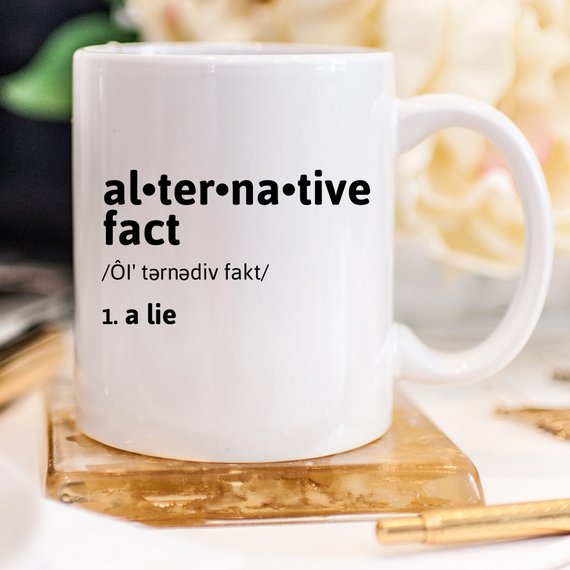 Alternative Fact Mug, Political Mug, Anti Trump