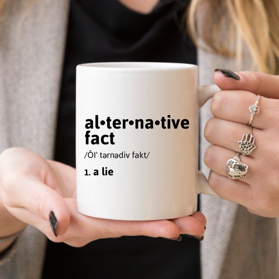 Alternative Fact Mug, Political Mug, Anti Trump