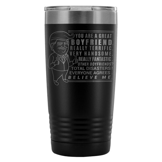 Trump Tumbler Boyfriend Gifts for Men Anniversary