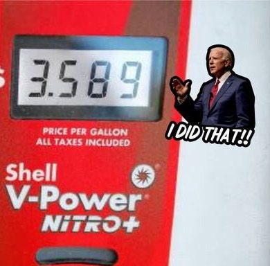 I did that biden funny sticker trump gas prices political decal
