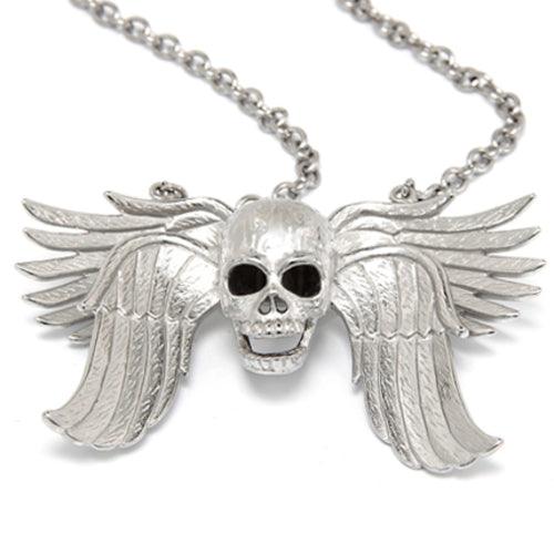 Immortalia - Skull with Wing Necklace - Brand My Case