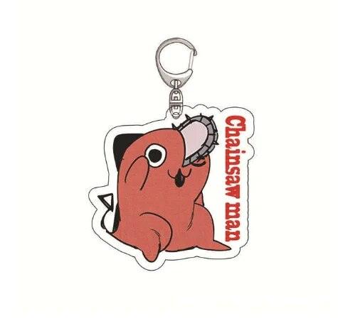 INSTOCK Lowest Price Anime Chainsaw Man Pochita Cosplay Cute Plush Doll Key Chain Stuffed Pendant Toy 10cm Keychains For Gift - Brand My Case