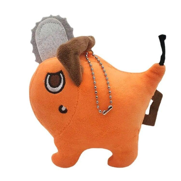 INSTOCK Lowest Price Anime Chainsaw Man Pochita Cosplay Cute Plush Doll Key Chain Stuffed Pendant Toy 10cm Keychains For Gift - Brand My Case