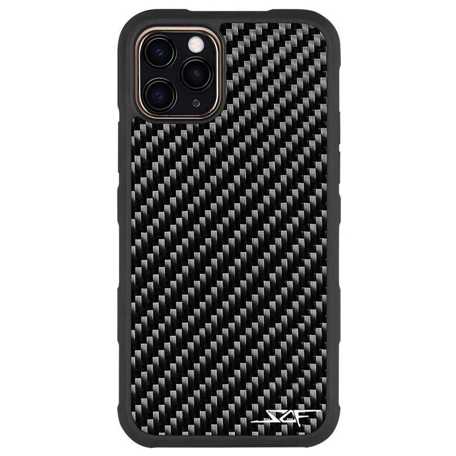 iPhone 11 Pro Max Real Carbon Fiber Case | ARMOR Series - Brand My Case
