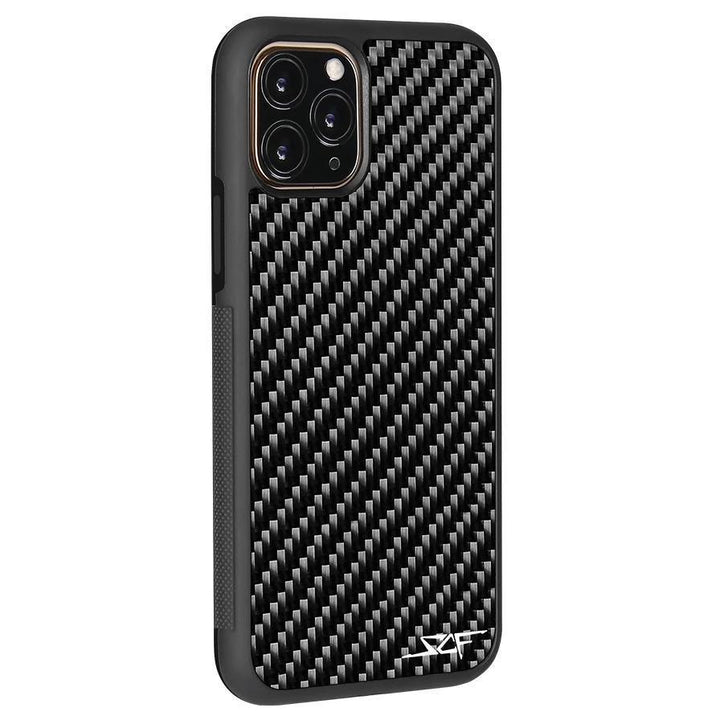 iPhone 11 Pro Real Carbon Fiber Case | CLASSIC Series - Brand My Case