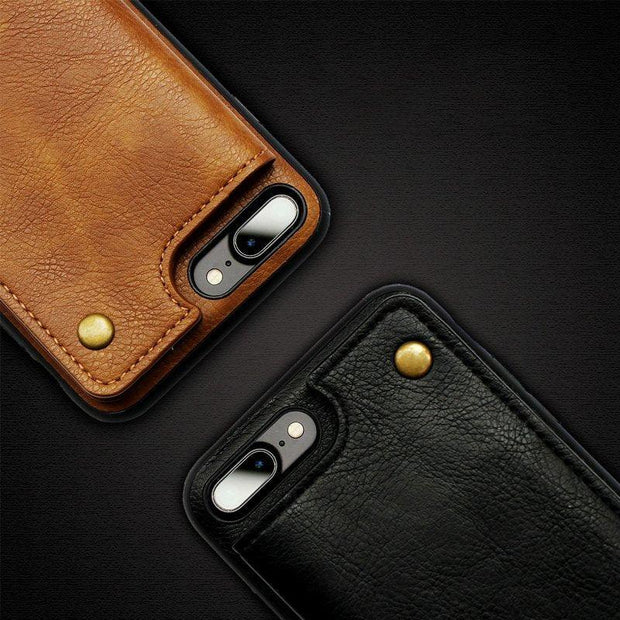 iPhone Back Wallet Case - Brand My Case