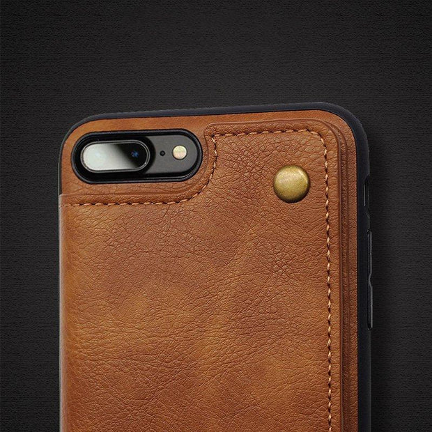 iPhone Back Wallet Case - Brand My Case
