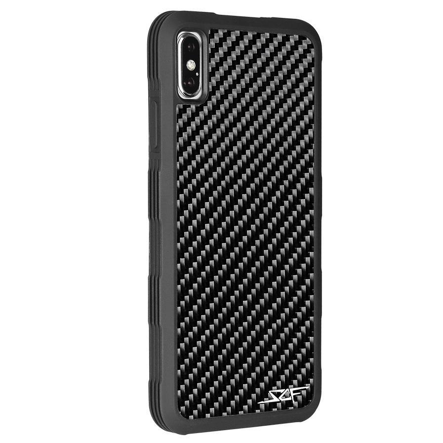 iPhone XS Max Real Carbon Fiber Case | ARMOR Series - Brand My Case