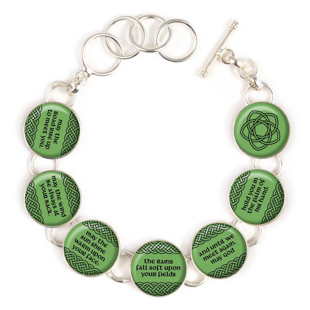Irish Blessing Silver-Plated Necklace & Bracelet - Brand My Case