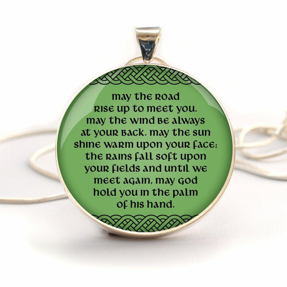 Irish Blessing Silver-Plated Necklace & Bracelet - Brand My Case
