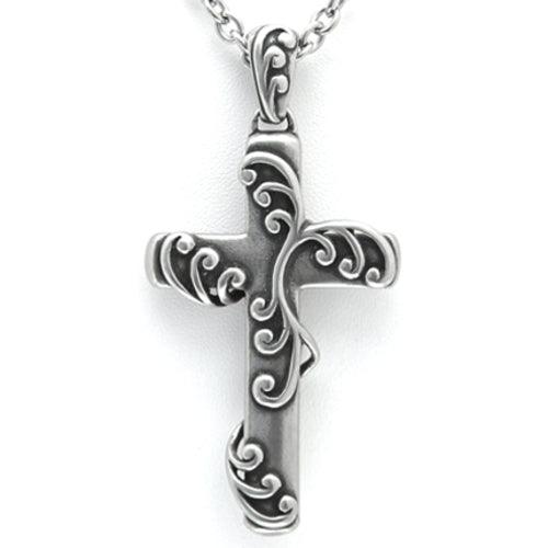 Ivy - Cross with Vines Necklace - Brand My Case