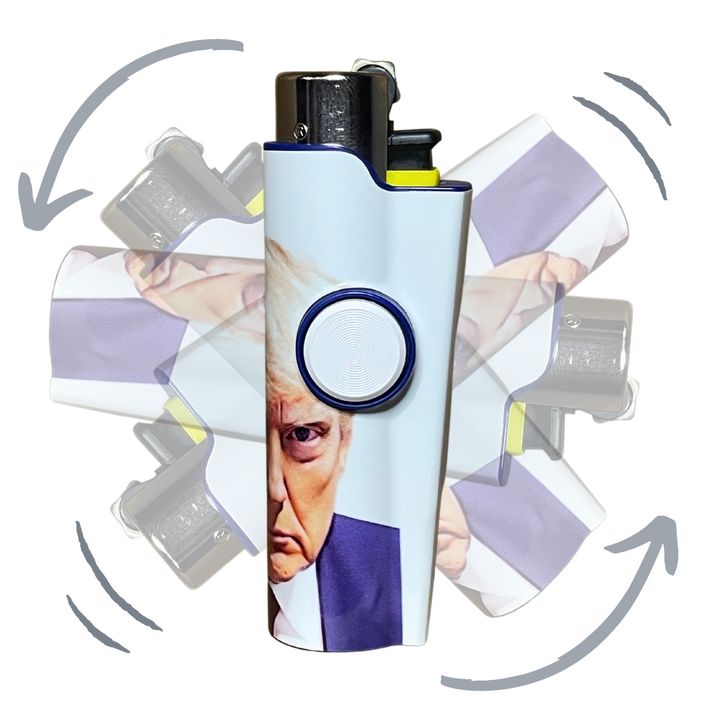 FLKR LYTR® Fidget Spinner Lighter Case Limited Edition "Trump Mug