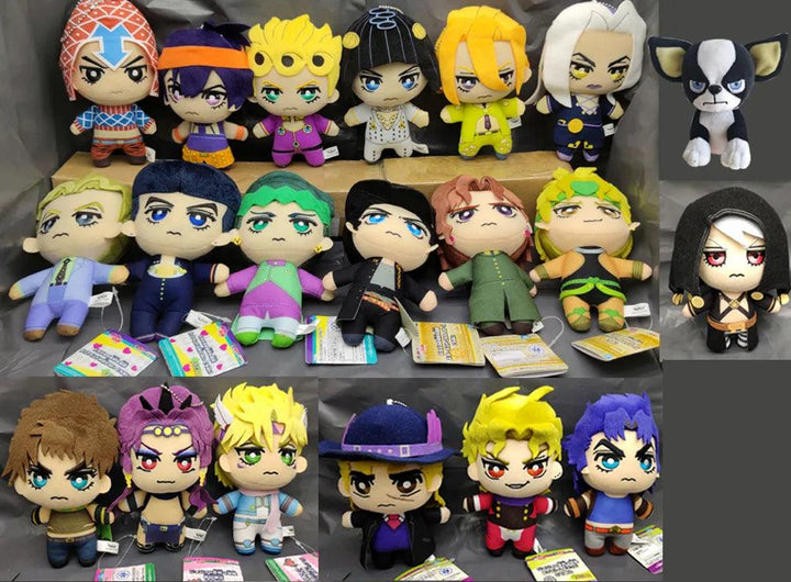 JAPAN Jojoss Bizarre Adventure Golden Wind Buccellati Abbacchio Fugo Yoshikage Kira Rohan Kishibe Josuke Joseph Kars plush - Brand My Case