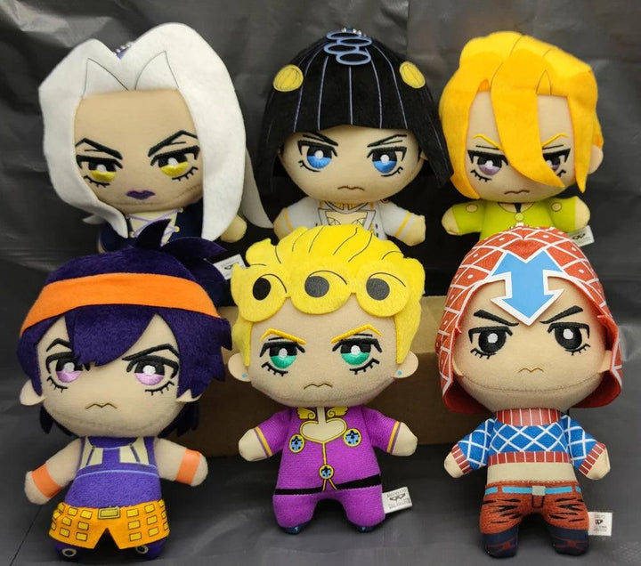 JAPAN Jojoss Bizarre Adventure Golden Wind Buccellati Abbacchio Fugo Yoshikage Kira Rohan Kishibe Josuke Joseph Kars plush - Brand My Case