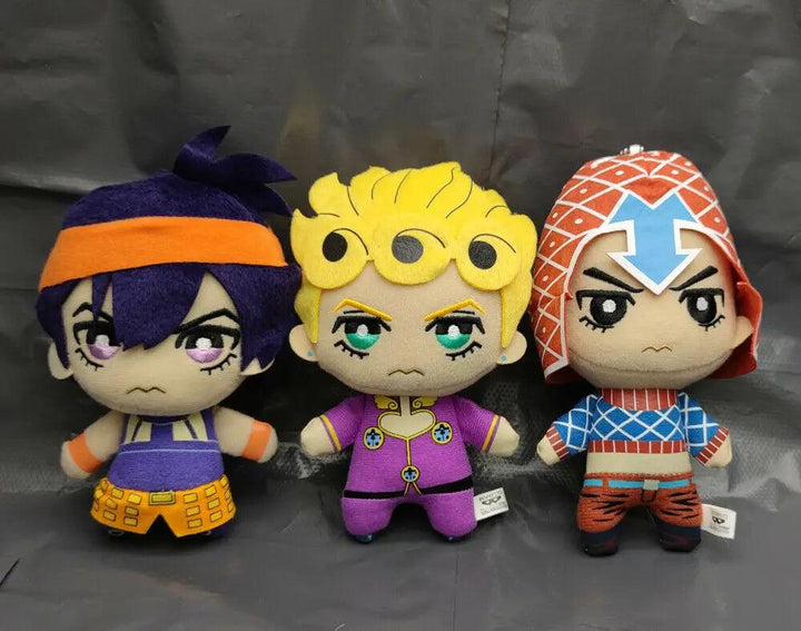 JAPAN Jojoss Bizarre Adventure Golden Wind Buccellati Abbacchio Fugo Yoshikage Kira Rohan Kishibe Josuke Joseph Kars plush - Brand My Case