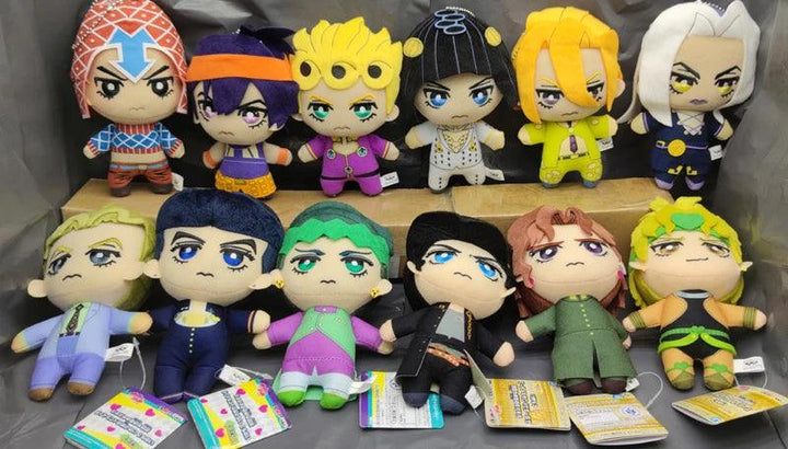 JAPAN Jojoss Bizarre Adventure Golden Wind Buccellati Abbacchio Fugo Yoshikage Kira Rohan Kishibe Josuke Joseph Kars plush - Brand My Case