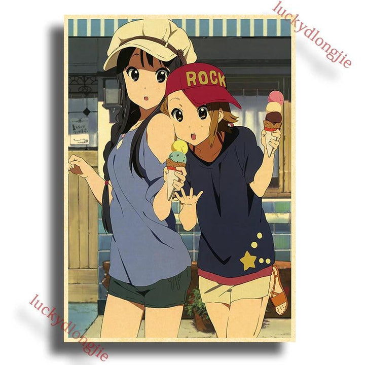 Japan K-On Anime Music Poster - Classic Wall Art - Retro Home Living Room Decor - Brand My Case