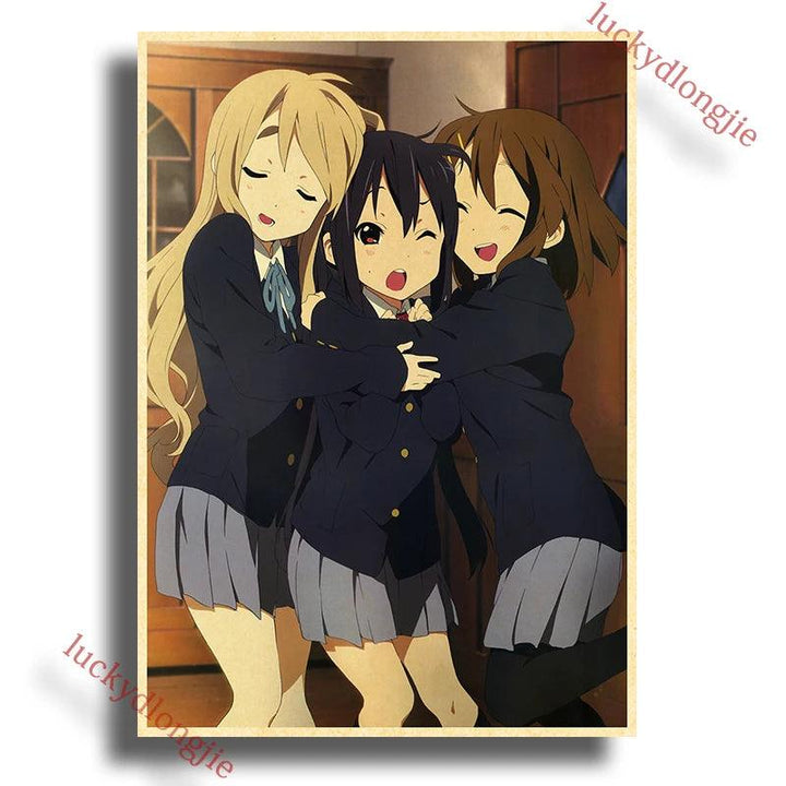 Japan K-On Anime Music Poster - Classic Wall Art - Retro Home Living Room Decor - Brand My Case