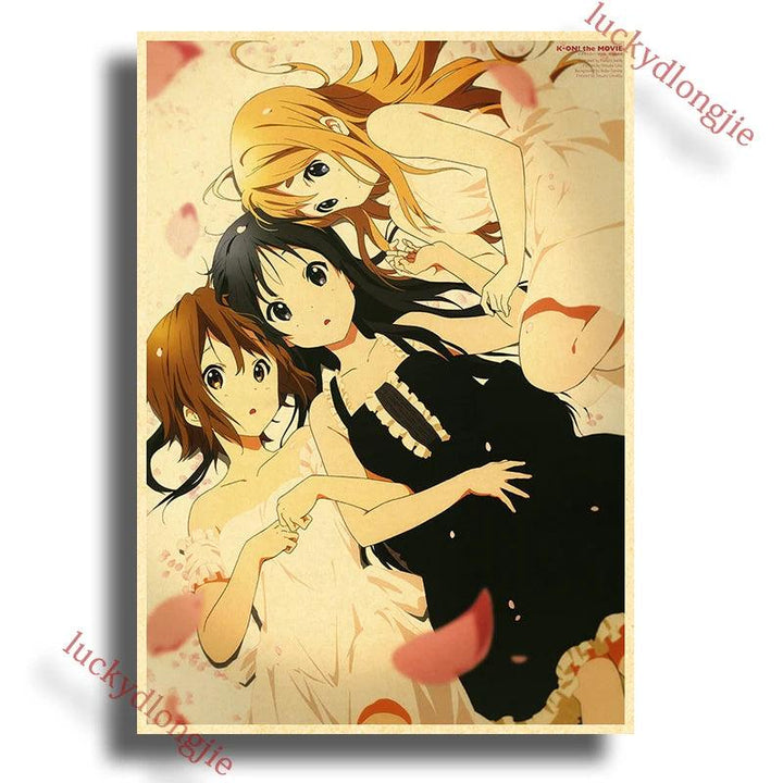 Japan K-On Anime Music Poster - Classic Wall Art - Retro Home Living Room Decor - Brand My Case