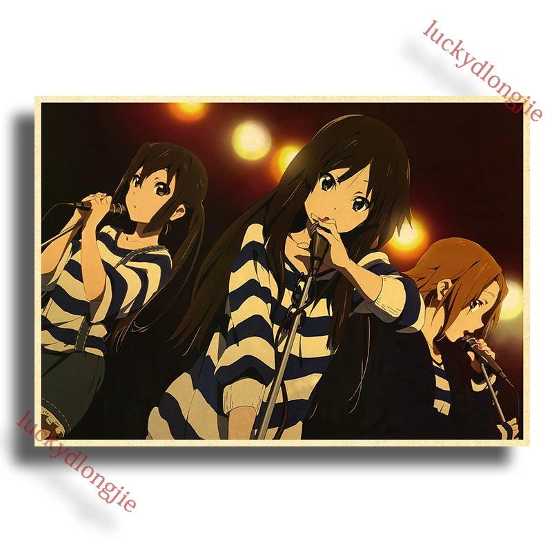 Japan K-On Anime Music Poster - Classic Wall Art - Retro Home Living Room Decor - Brand My Case