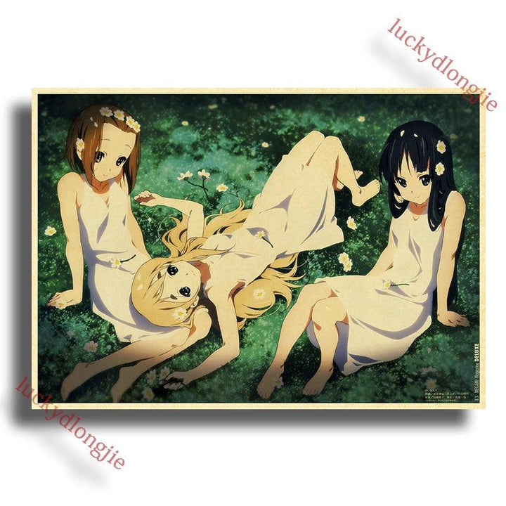 Japan K-On Anime Music Poster - Classic Wall Art - Retro Home Living Room Decor - Brand My Case