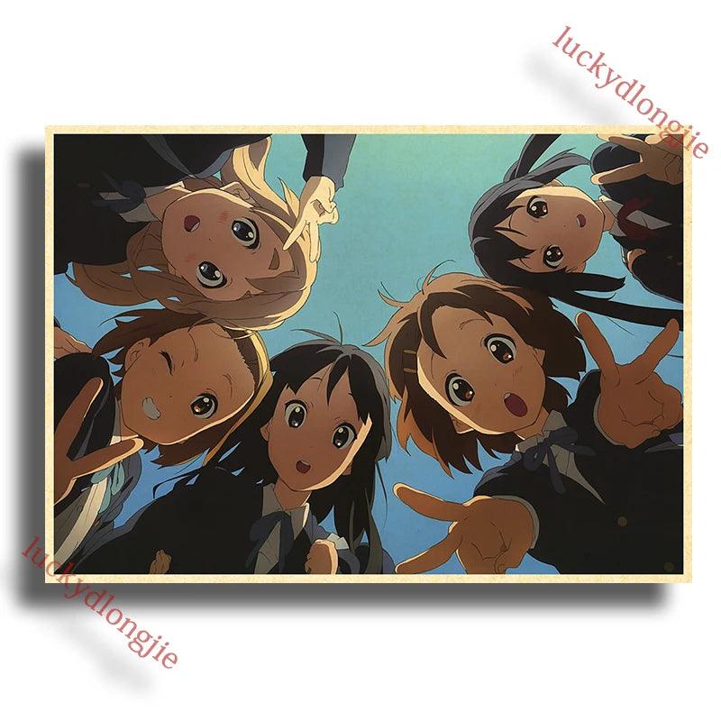 Japan K-On Anime Music Poster - Classic Wall Art - Retro Home Living Room Decor - Brand My Case