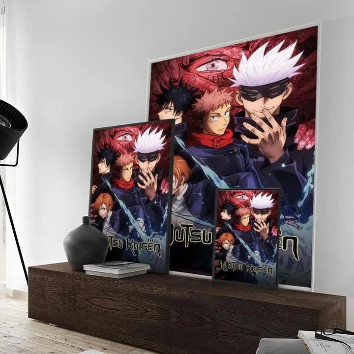Jujutsu Kaisen Anime Poster - Kraft Paper Wall Art - Home Living Room Decor - Brand My Case